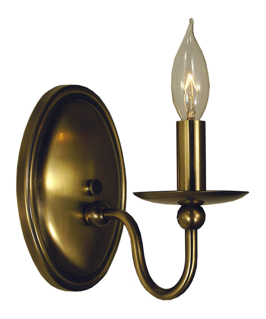 Framburg Antique Brass Quatrefoil Sconce 1158-AB