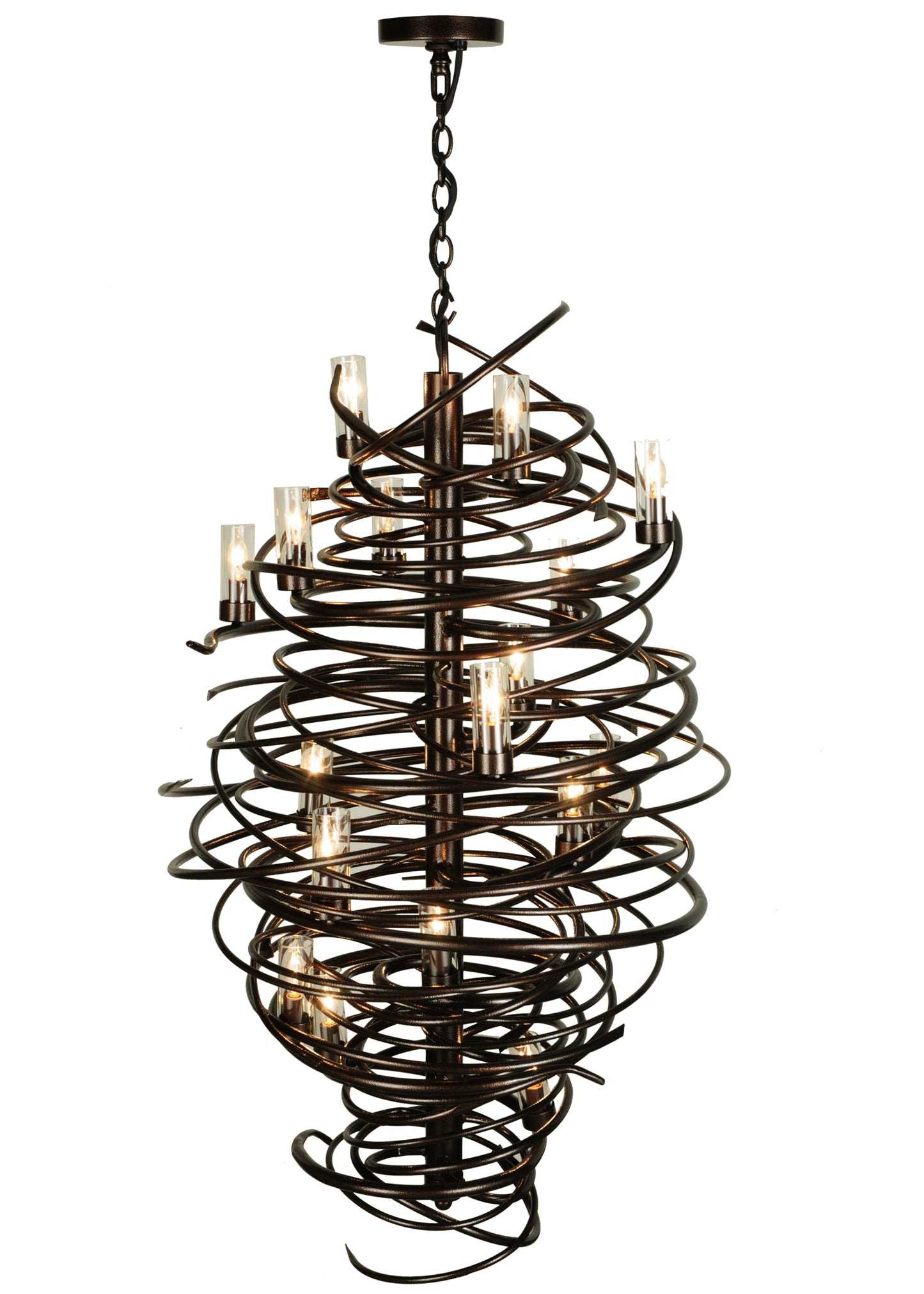 30" Centric 18-Light Chandelier by 2nd Ave Lighting
