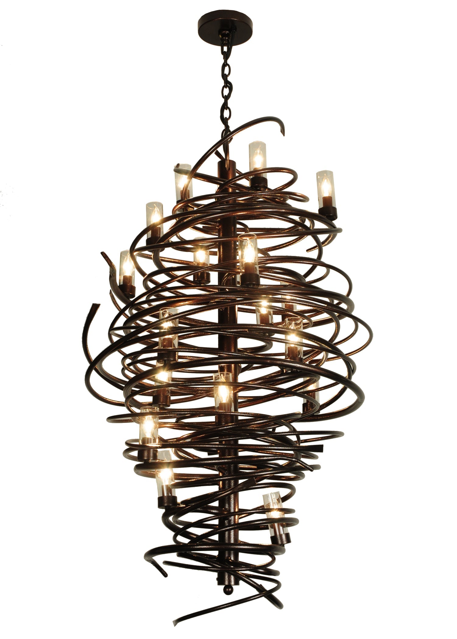 30" Centric 18-Light Chandelier by 2nd Ave Lighting