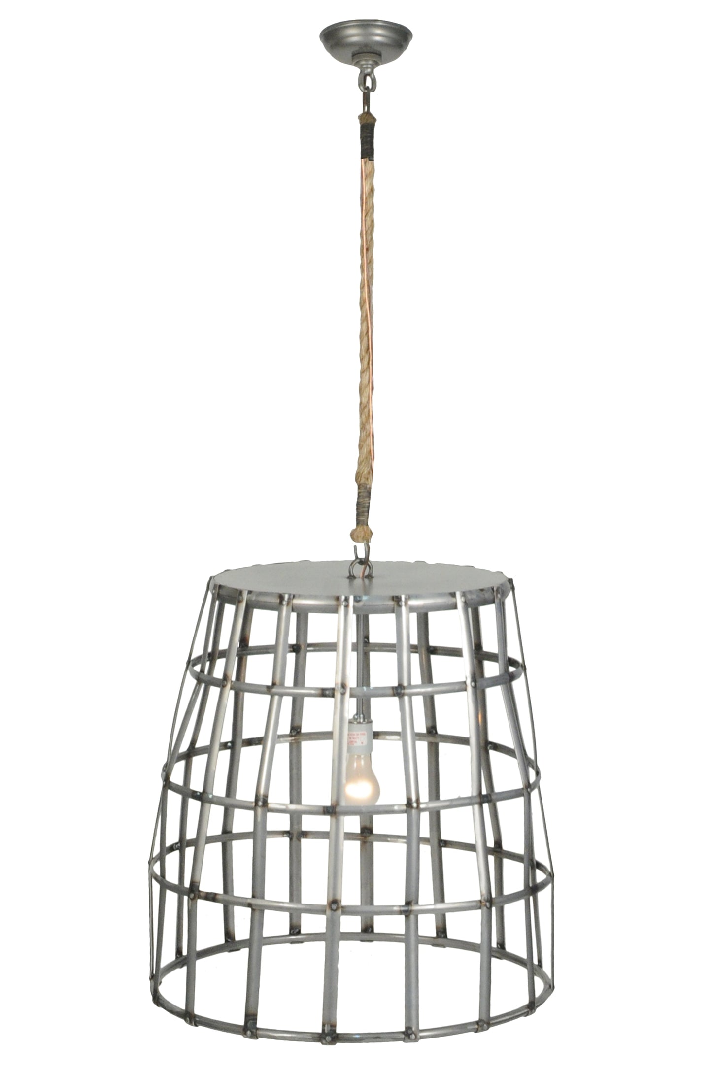 21.75" Basket Pendant by 2nd Ave Lighting