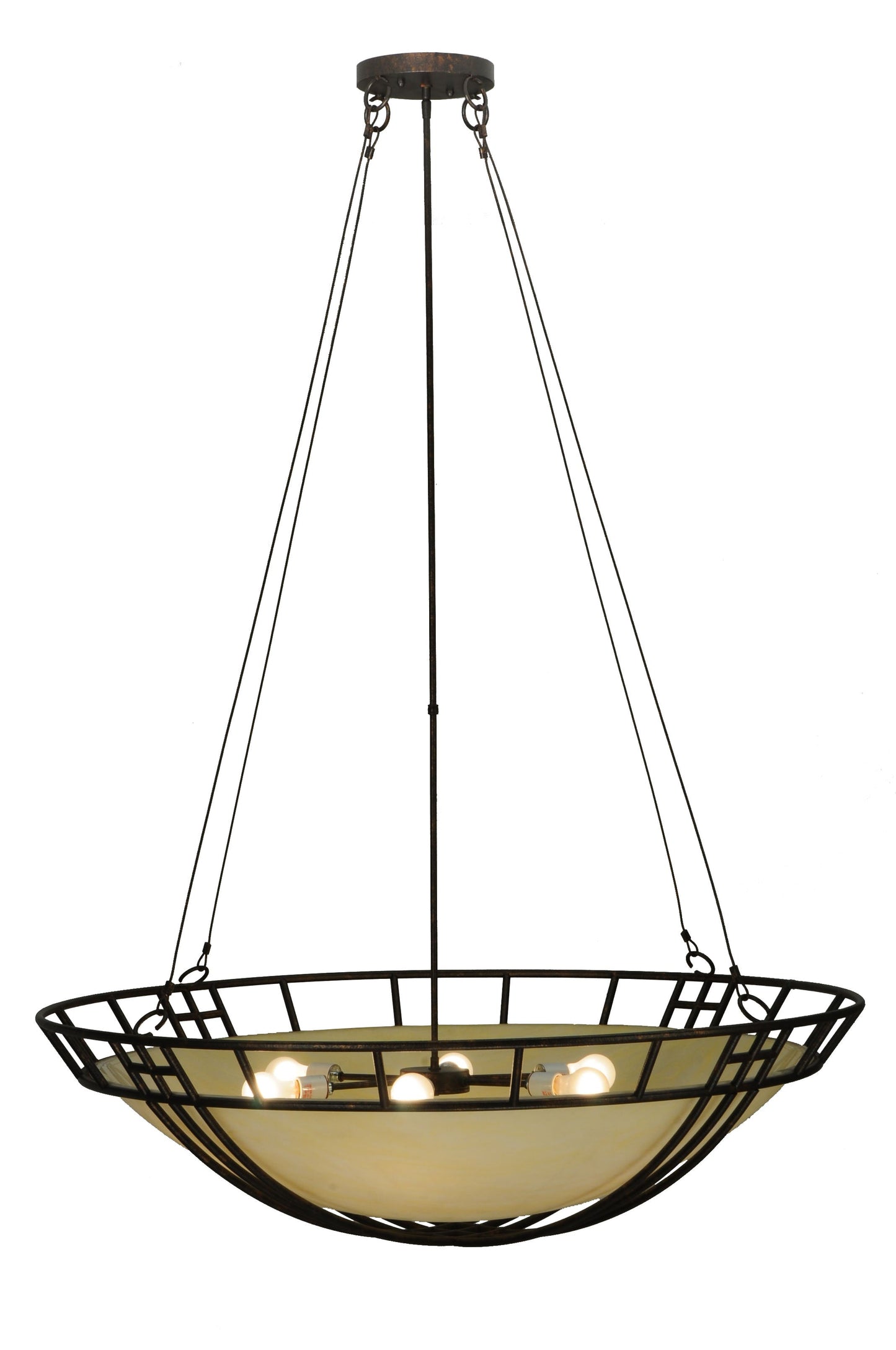 48" Flowing Cross Inverted Pendant by 2nd Ave Lighting