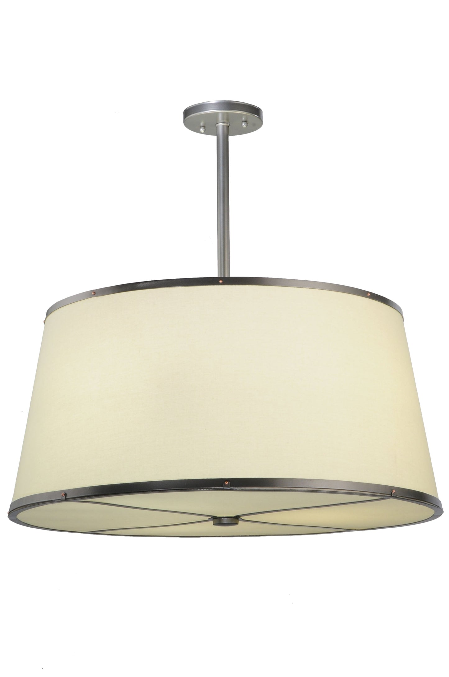 25" Cilindro Textrene Pendant by 2nd Ave Lighting