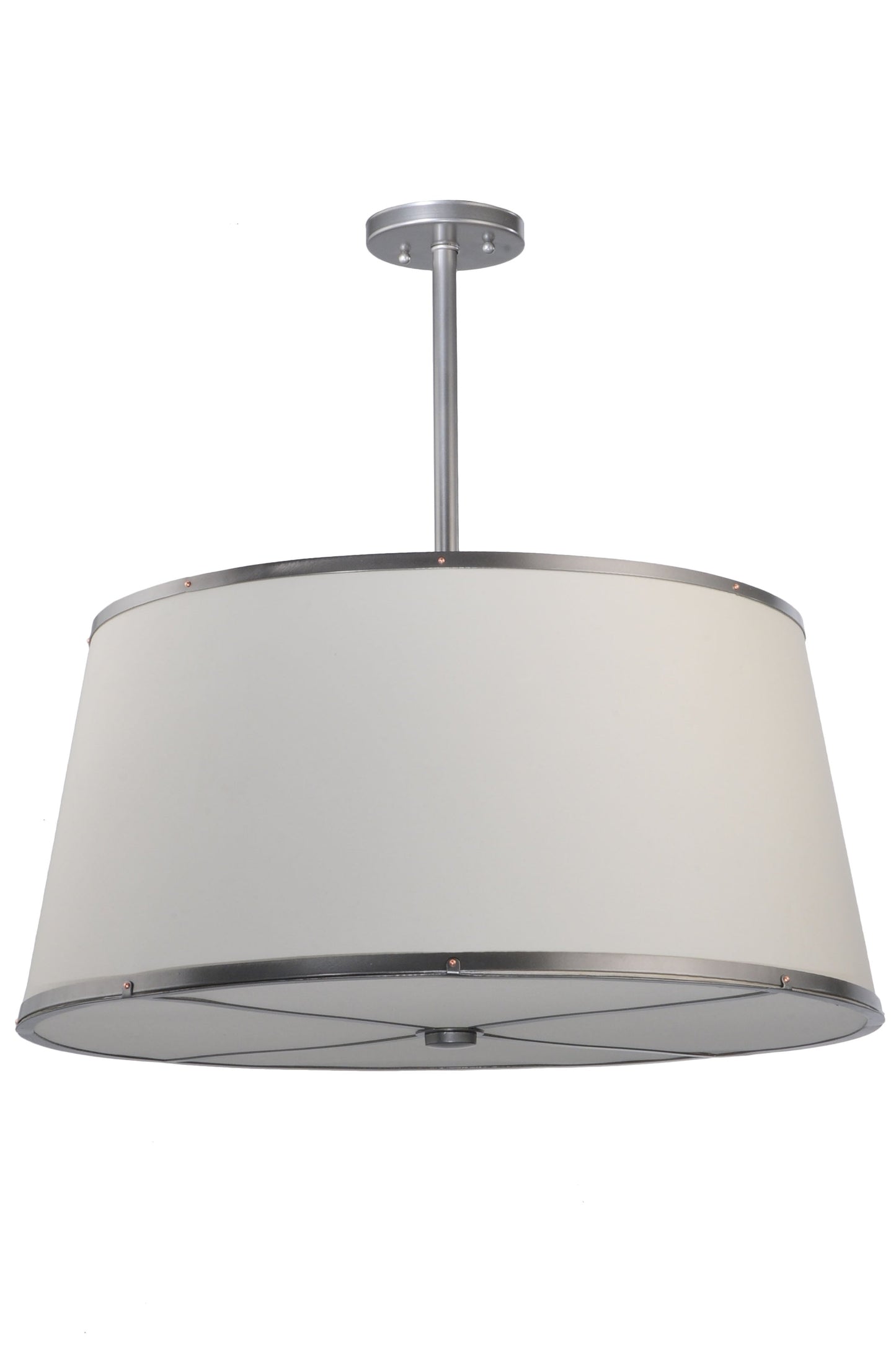 25" Cilindro Textrene Pendant by 2nd Ave Lighting