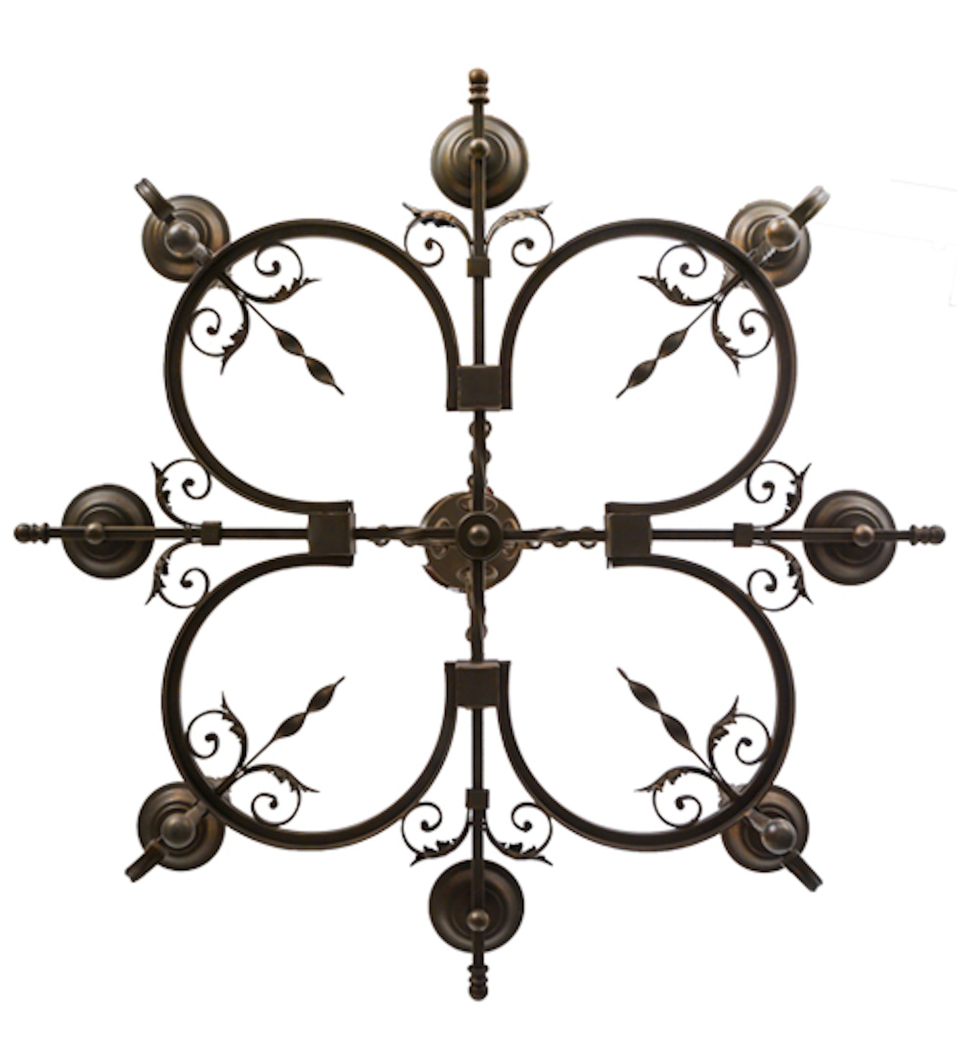 42" Andorra 8-Light Chandelier by 2nd Ave Lighting