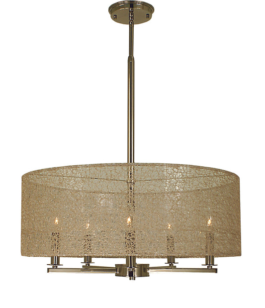 Framburg 5-Light Polished Nickel Chloe Dining Chandelier 1219-PN