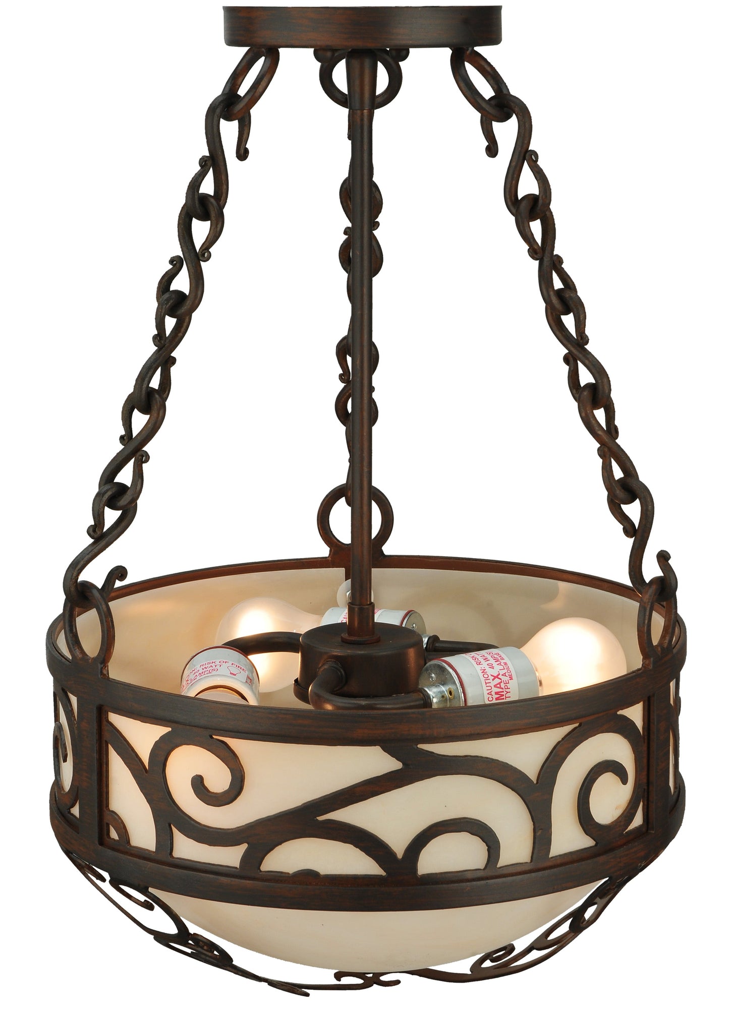 12" Lilliana Inverted Pendant by 2nd Ave Lighting