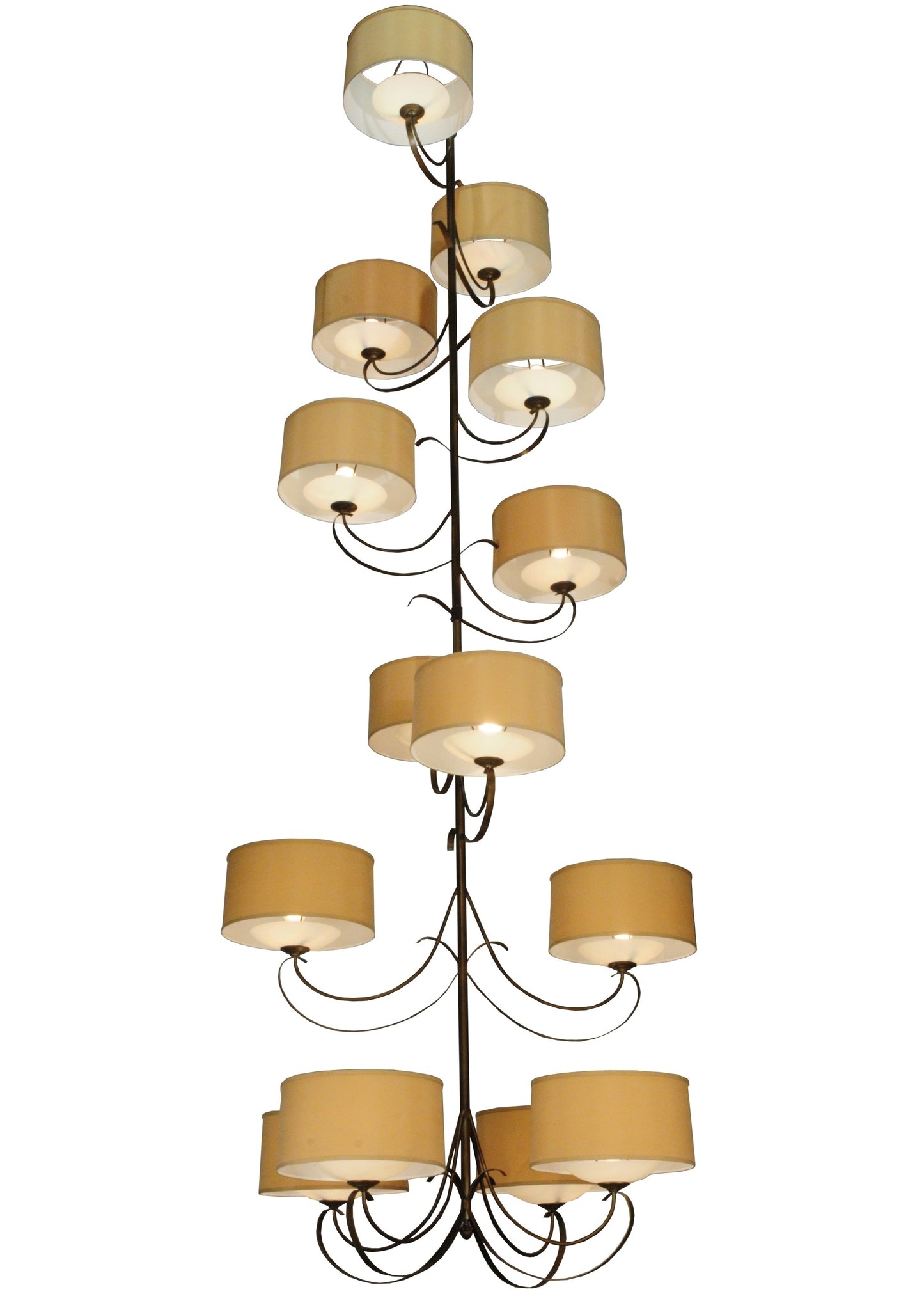 60" Sequoia 14 Arm Chandelier by 2nd Ave Lighting