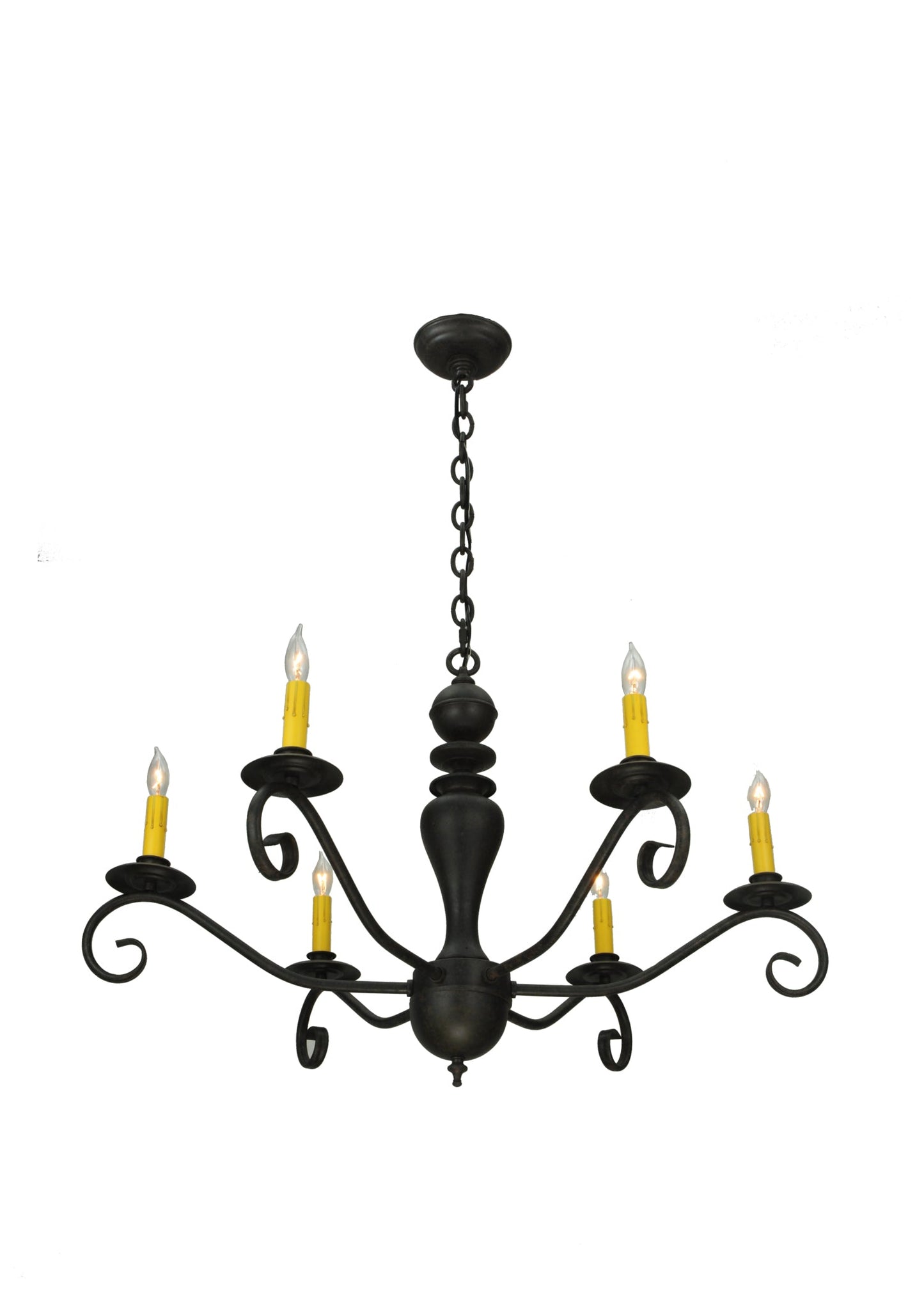 33" Emory 6-Light Chandelier by 2nd Ave Lighting