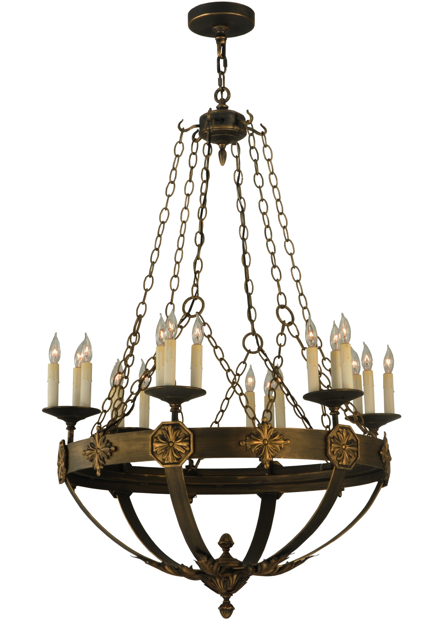 32" Neapolis 18-Light Chandelier by 2nd Ave Lighting