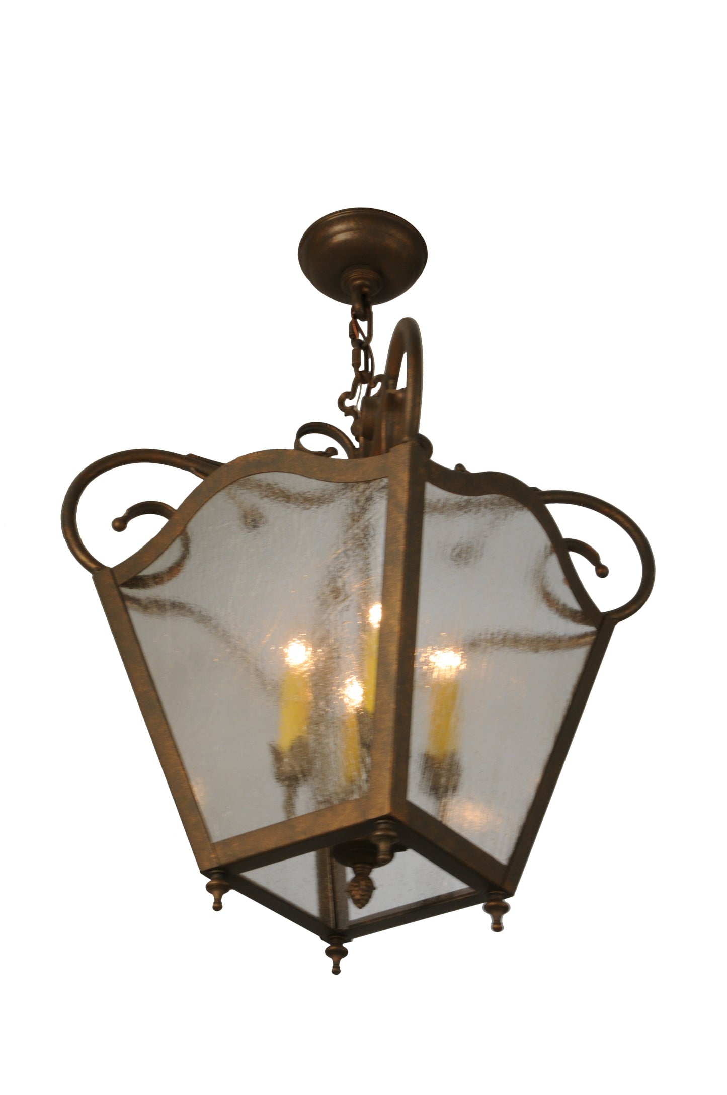 16" Square Terena 4-Light Pendant by 2nd Ave Lighting