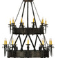 45" Costello 20-Light Two Tier Chandelier by 2nd Ave Lighting