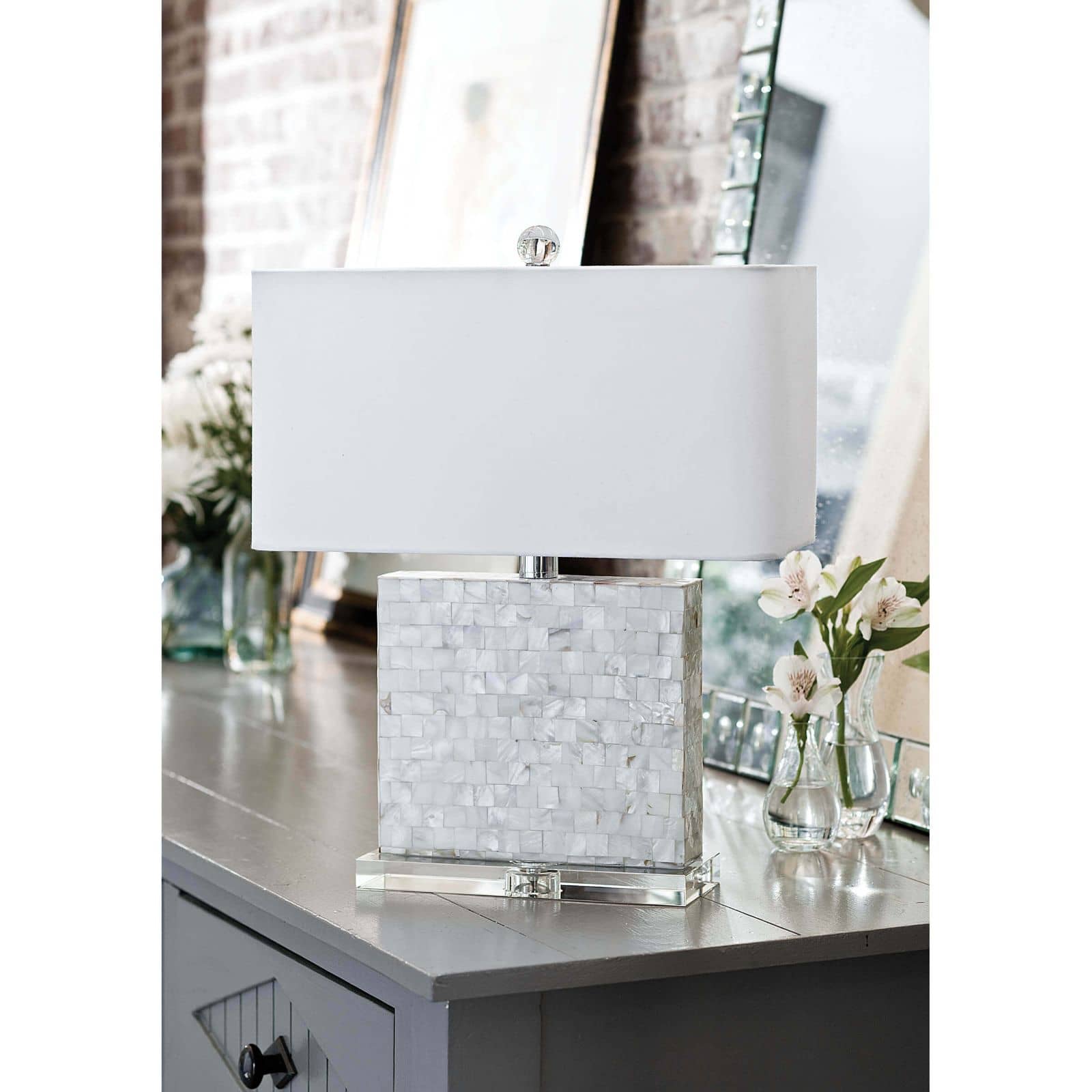 Regina Andrew Bliss Mother of Pearl Table Lamp