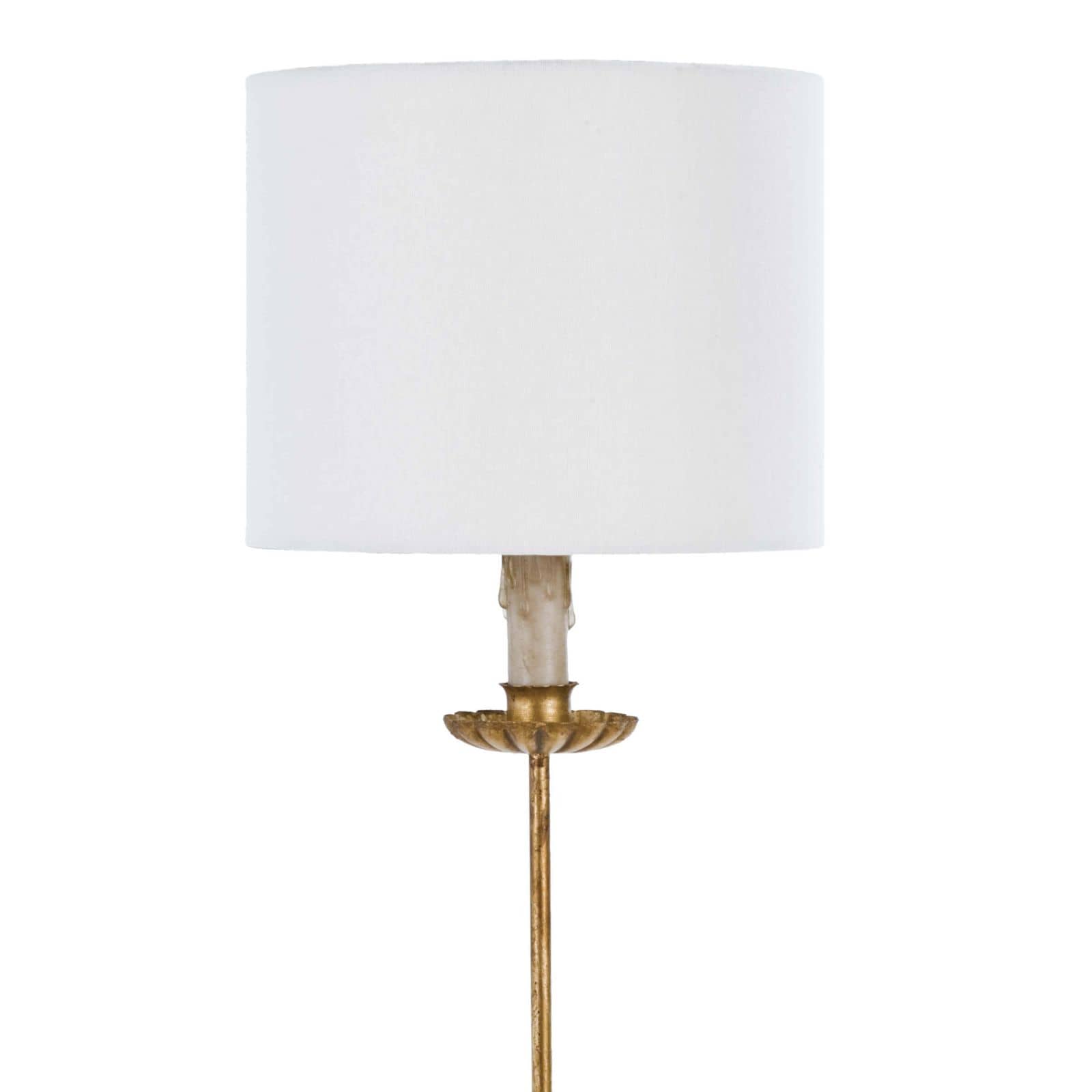 Regina Andrew Clove Stem Buffet Table Lamp With Natural Linen Shade