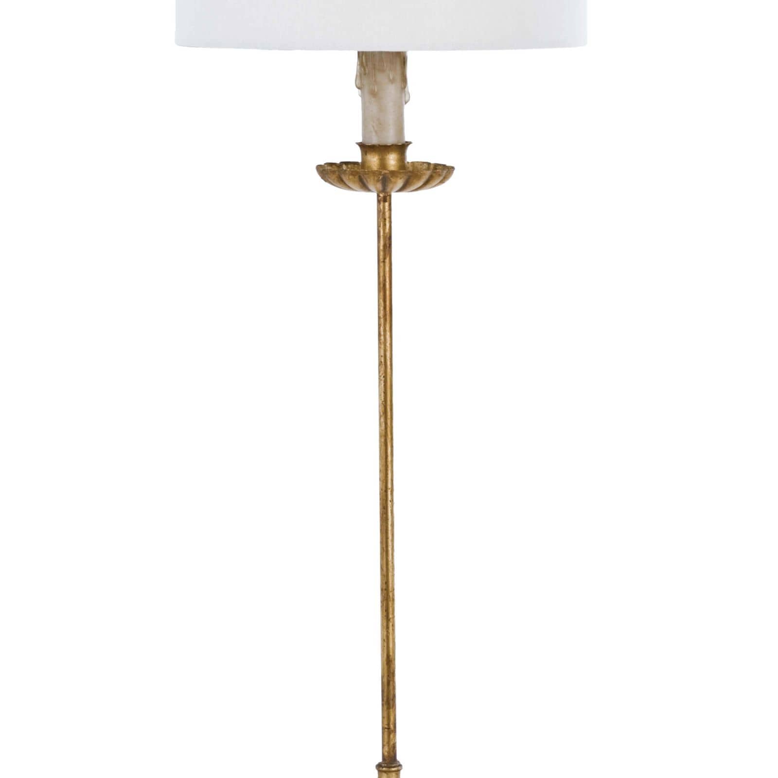 Regina Andrew Clove Stem Buffet Table Lamp With Natural Linen Shade