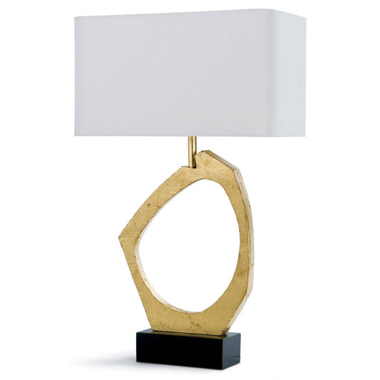 Regina Andrew Manhattan Table Lamp in Gold Leaf