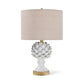 Regina Andrew Leafy Artichoke Ceramic Table Lamp in Off White