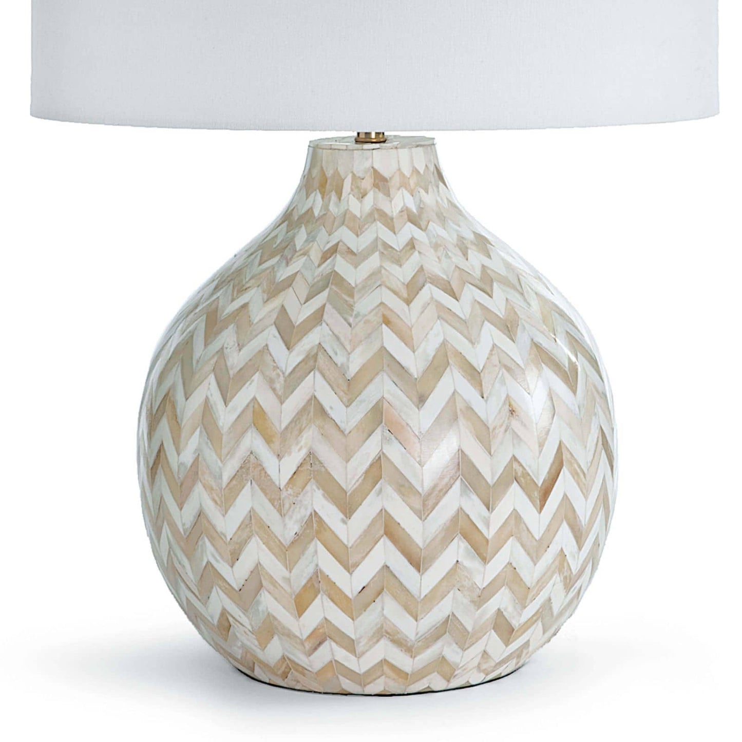 Regina Andrew Chevron Bone Table Lamp in Natural