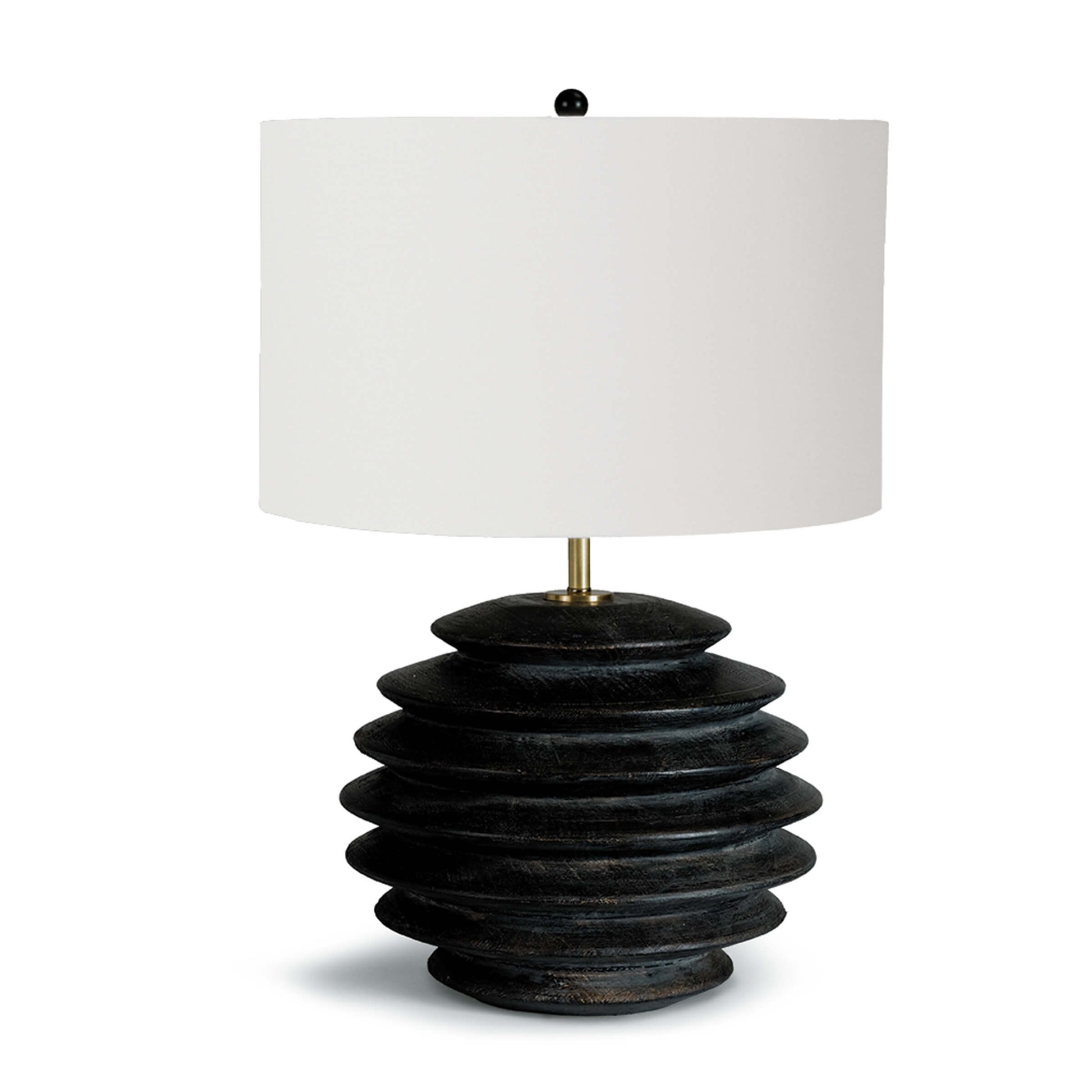 Coastal Living Accordion Table Lamp Round in Ebony