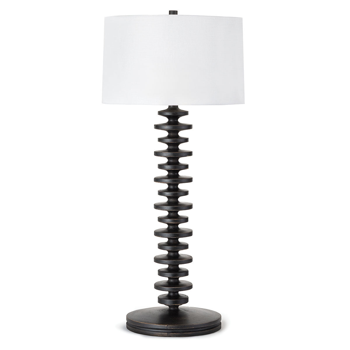 Regina Andrew Fishbone Buffet Table Lamp in Ebony