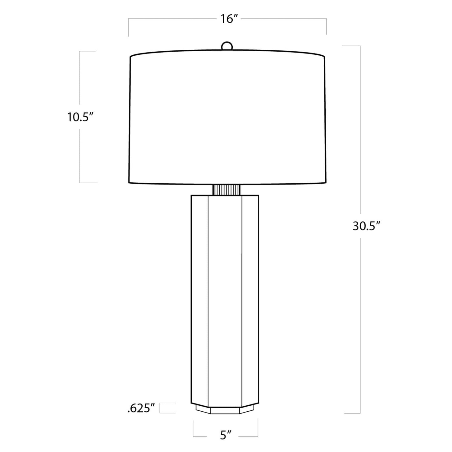 Regina Andrew Gear Alabaster Table Lamp