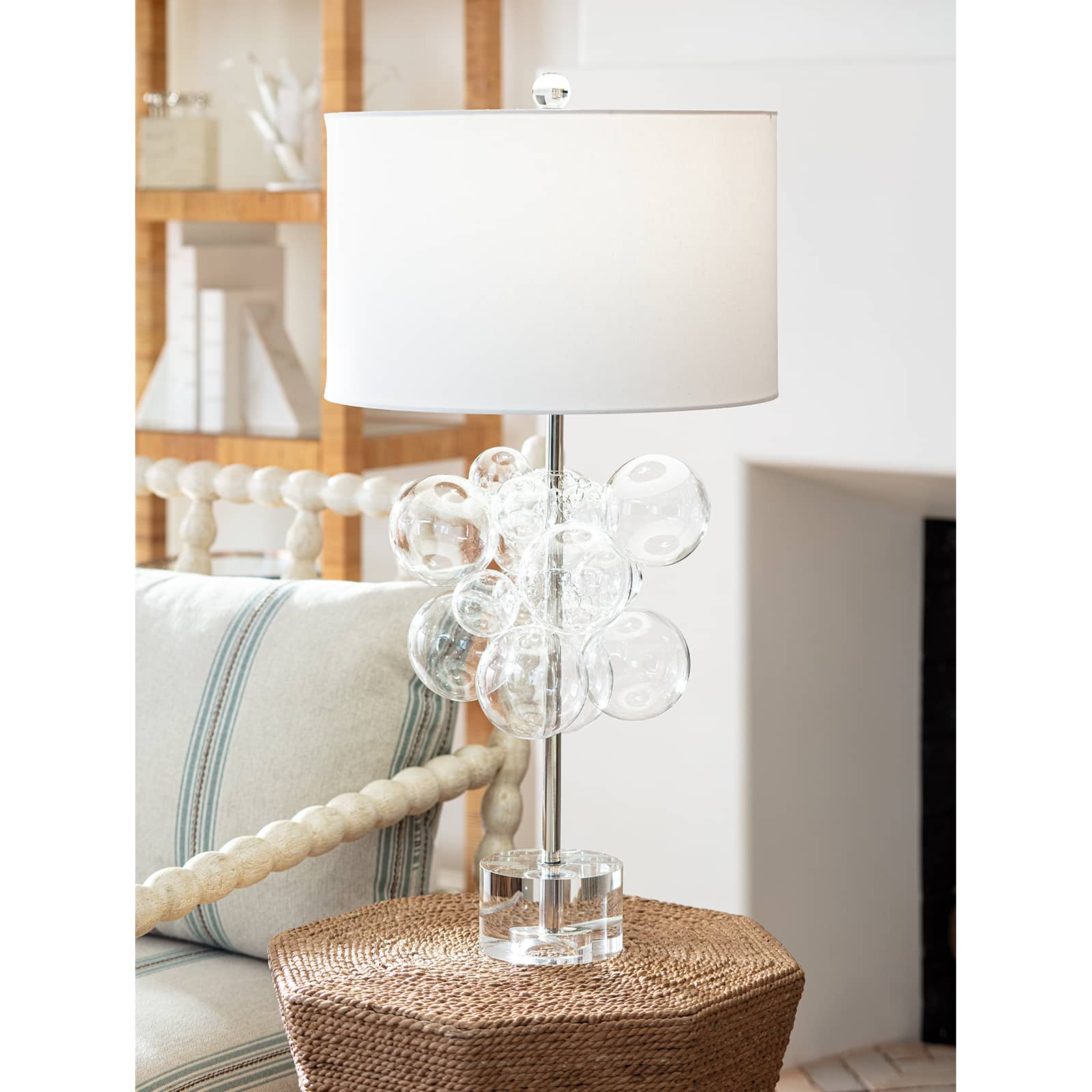 Coastal Living Bubbles Table Lamp in Clear