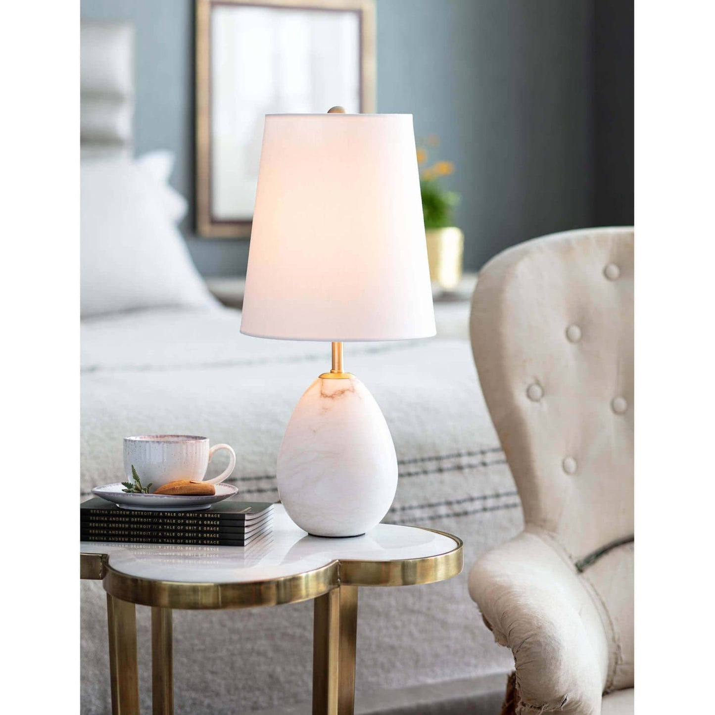 Regina Andrew Jared Alabaster Mini Lamp