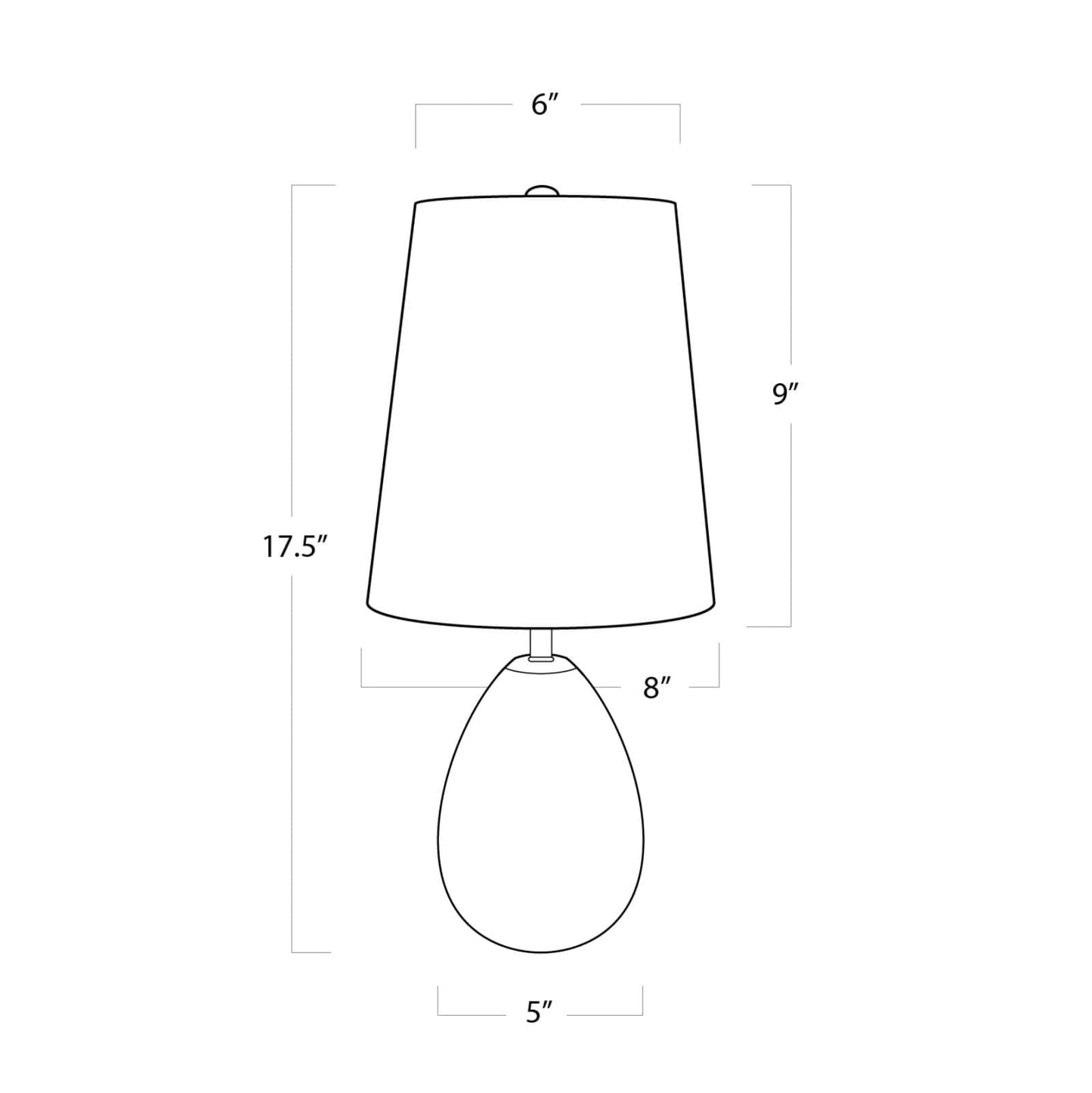 Regina Andrew Jared Alabaster Mini Lamp