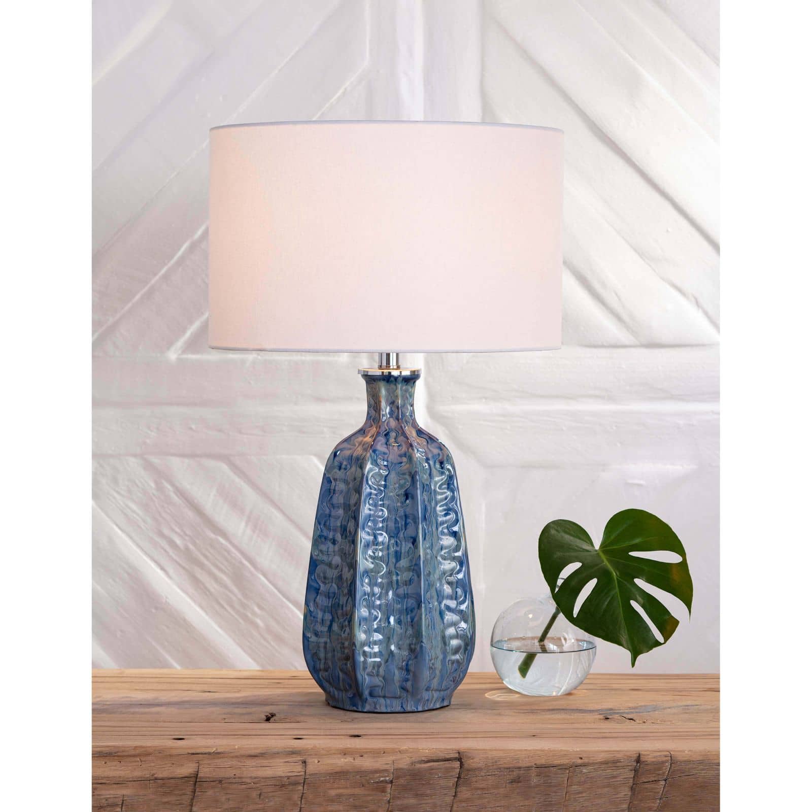 Regina Andrew Antigua Ceramic Table Lamp in Blue