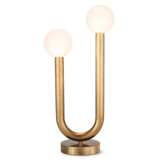 Regina Andrew Happy Table Lamp in Natural Brass