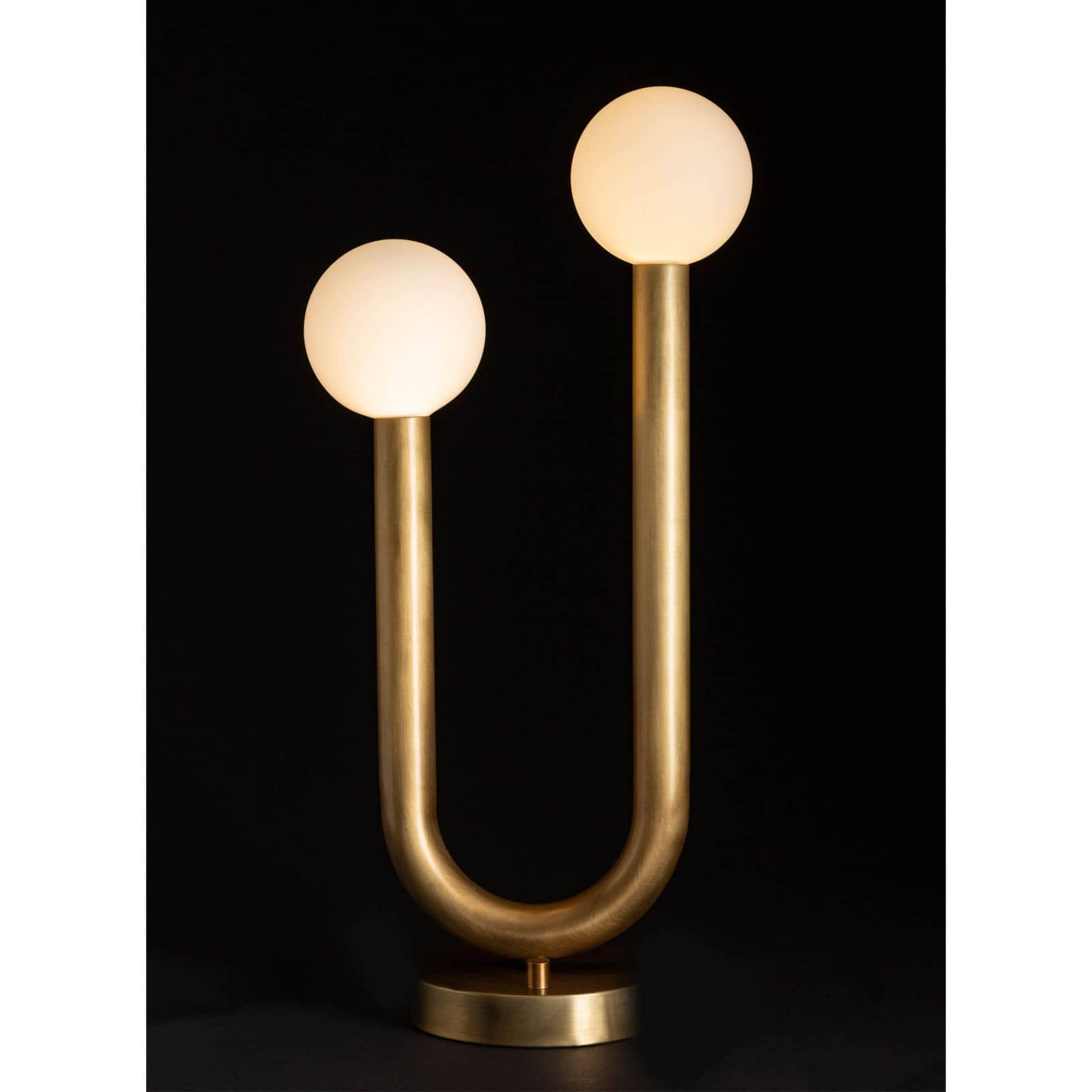 Regina Andrew Happy Table Lamp in Natural Brass