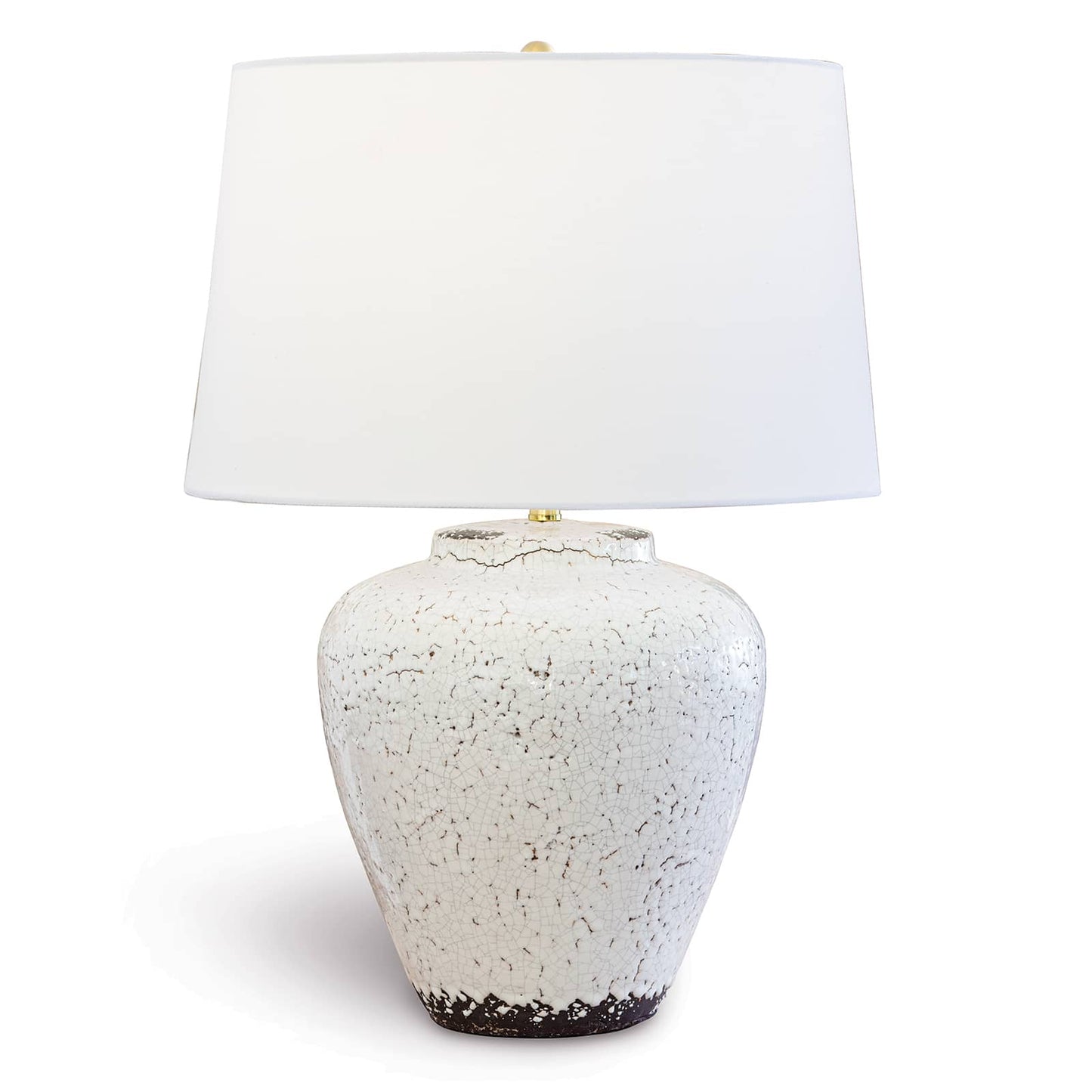 Southern Living Harper Ceramic Table Lamp in White