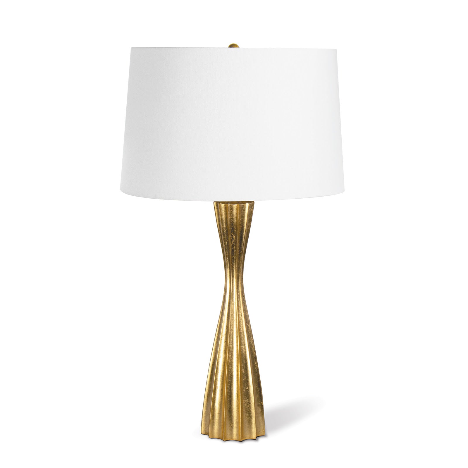 Southern Living Naomi Resin Table Lamp in Gold Leaf