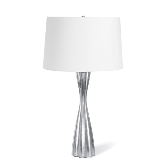 Regina Andrew Naomi Resin Table Lamp in Silver Leaf