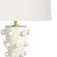 Regina Andrew Pom Pom Ceramic Table Lamp in White