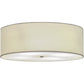 30" Cilindro Textrene Flushmount by 2nd Ave Lighting