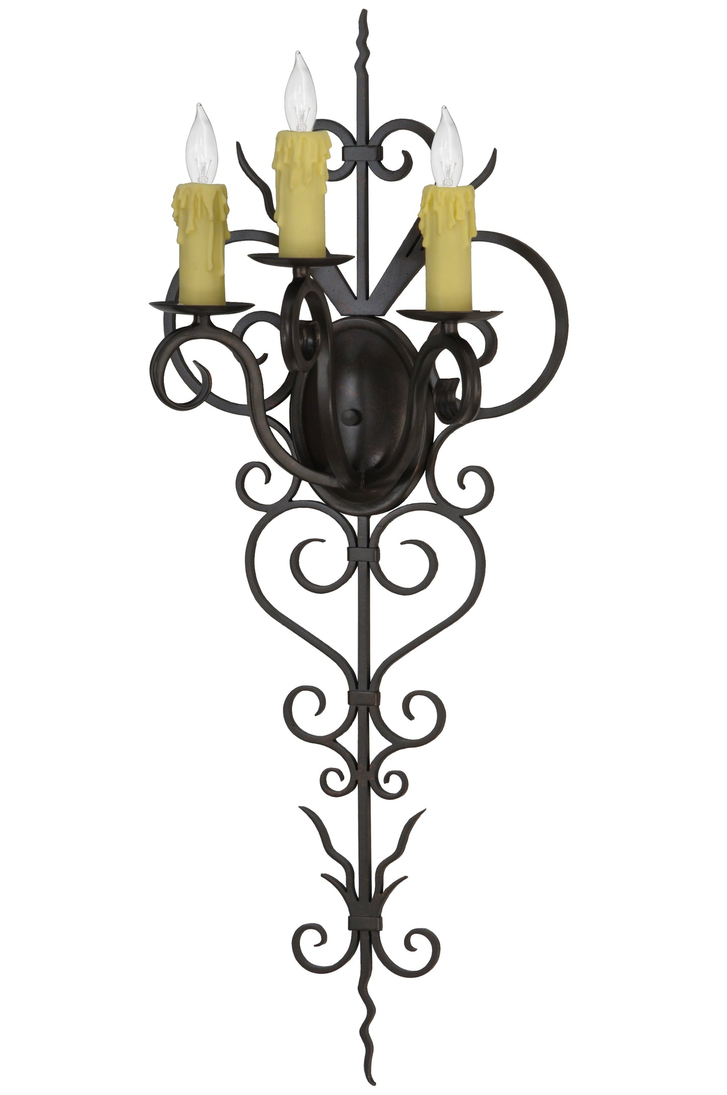 14" Kenna 3-Light Wall Sconce by 2nd Ave Lighting