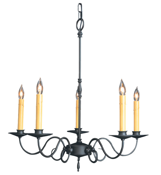 Framburg 5-Light Charcoal Black Forest Dining Chandelier 1315-CH