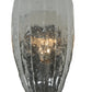 5.75" Metro Fusion Crystal Clear Glass Wall Sconce by 2nd Ave Lighting