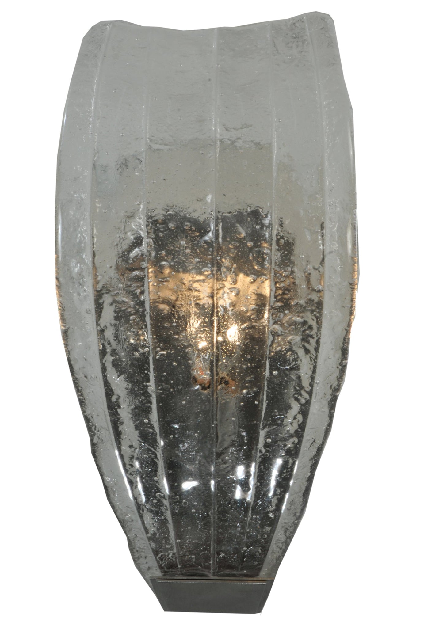 5.75" Metro Fusion Crystal Clear Glass Wall Sconce by 2nd Ave Lighting