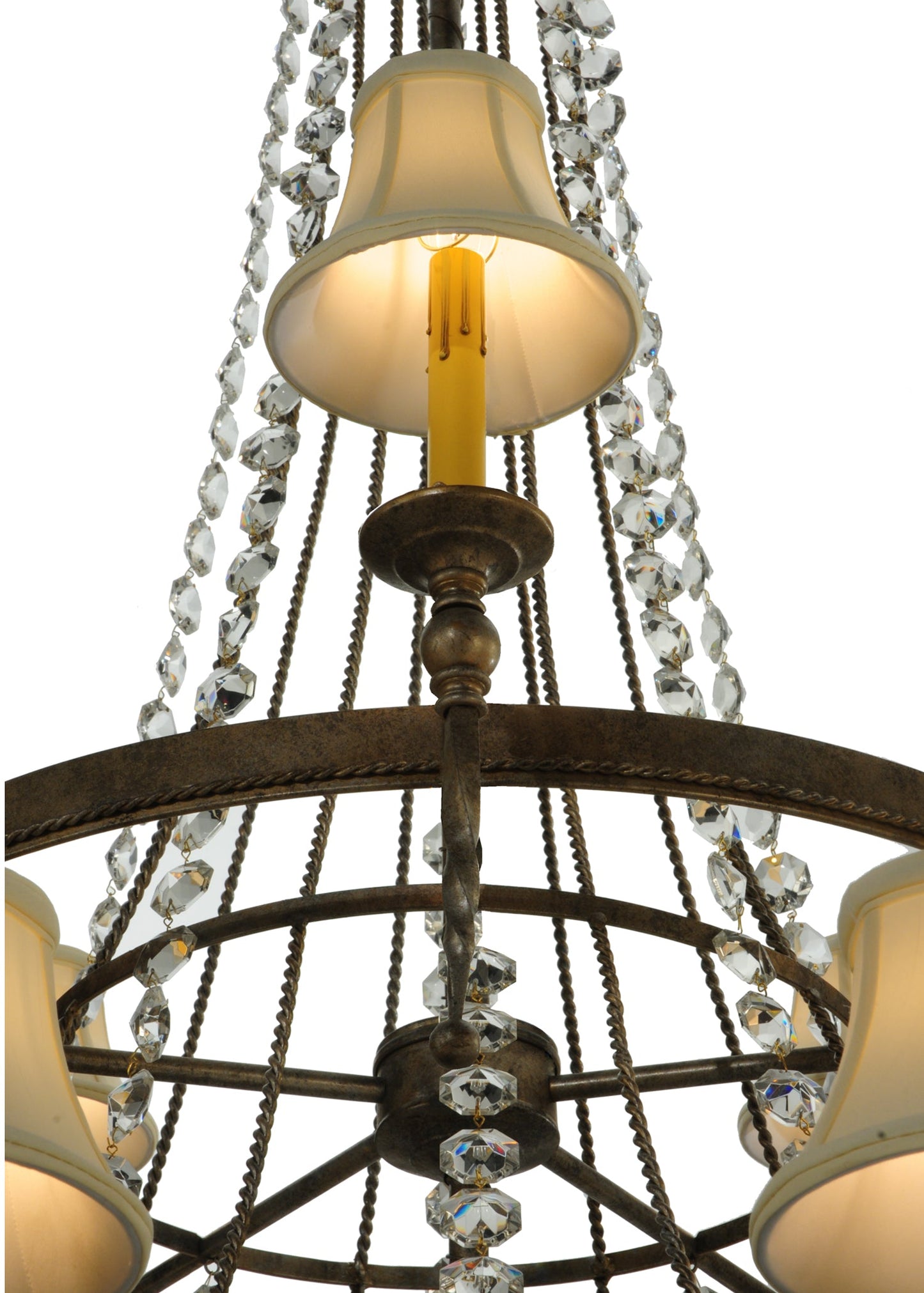 48" Amaury 15-Light Two Tier Chandelier by 2nd Ave Lighting