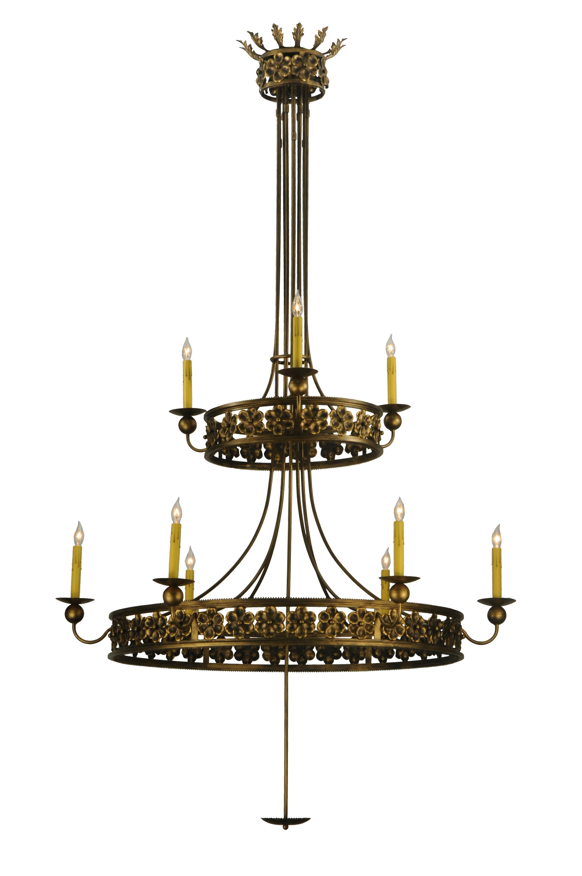 48" Montgomery 2 Tier Chandelier by 2nd Ave Lighting