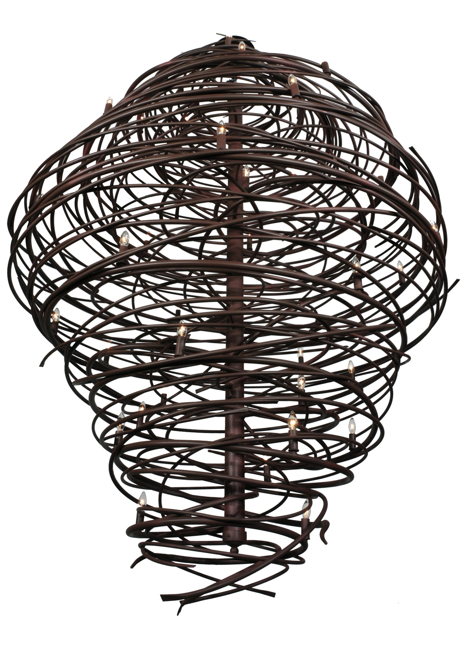 62" Cyclone 36-Light Chandelier by 2nd Ave Lighting