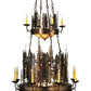 40" Walden Pine 14-Light Two Tier Chandelier by 2nd Ave Lighting