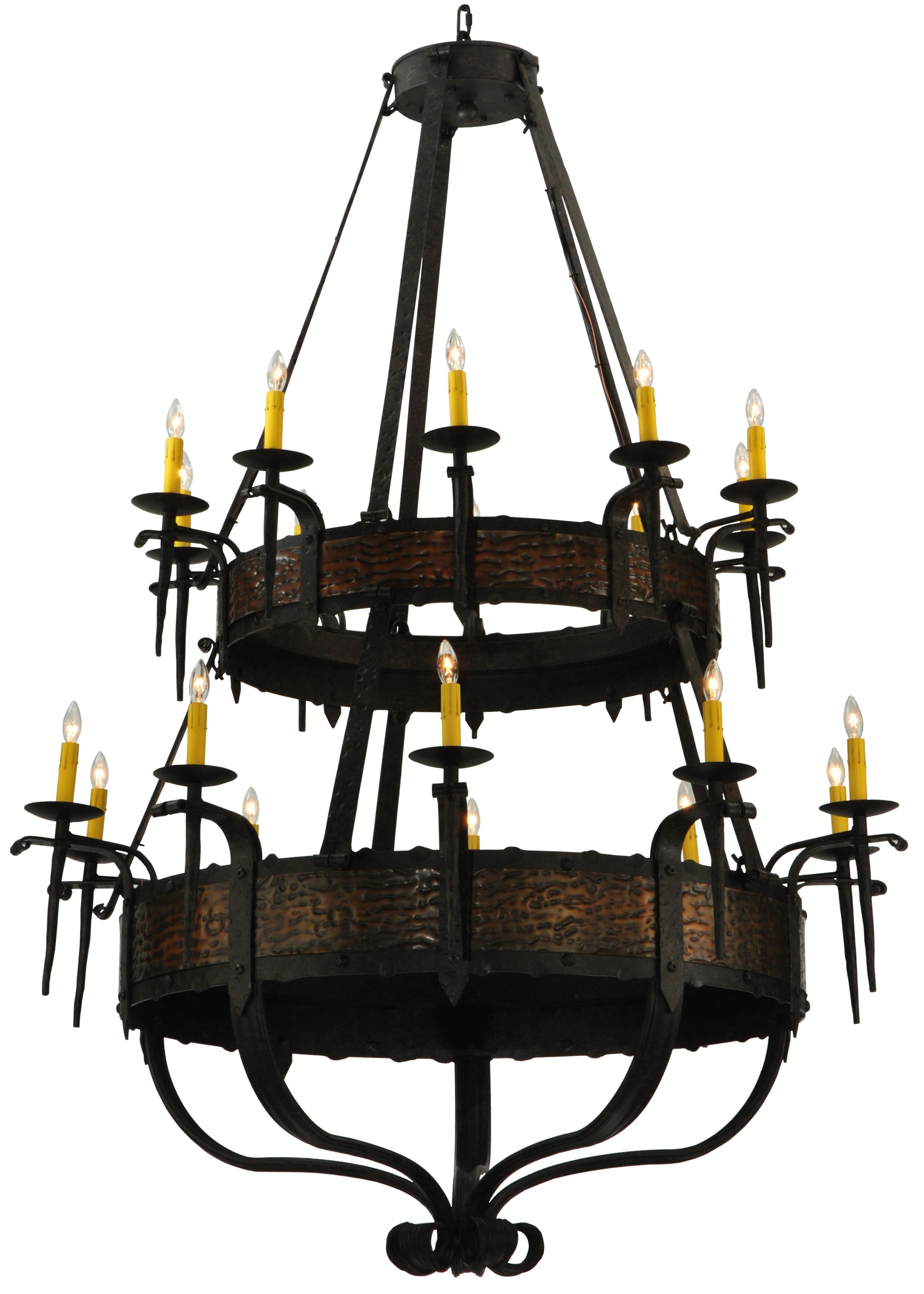 48" Costello 20-Light Two Tier Chandelier by 2nd Ave Lighting