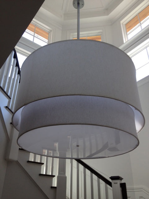 72" Cilindro Two Tier Pendant by 2nd Ave Lighting