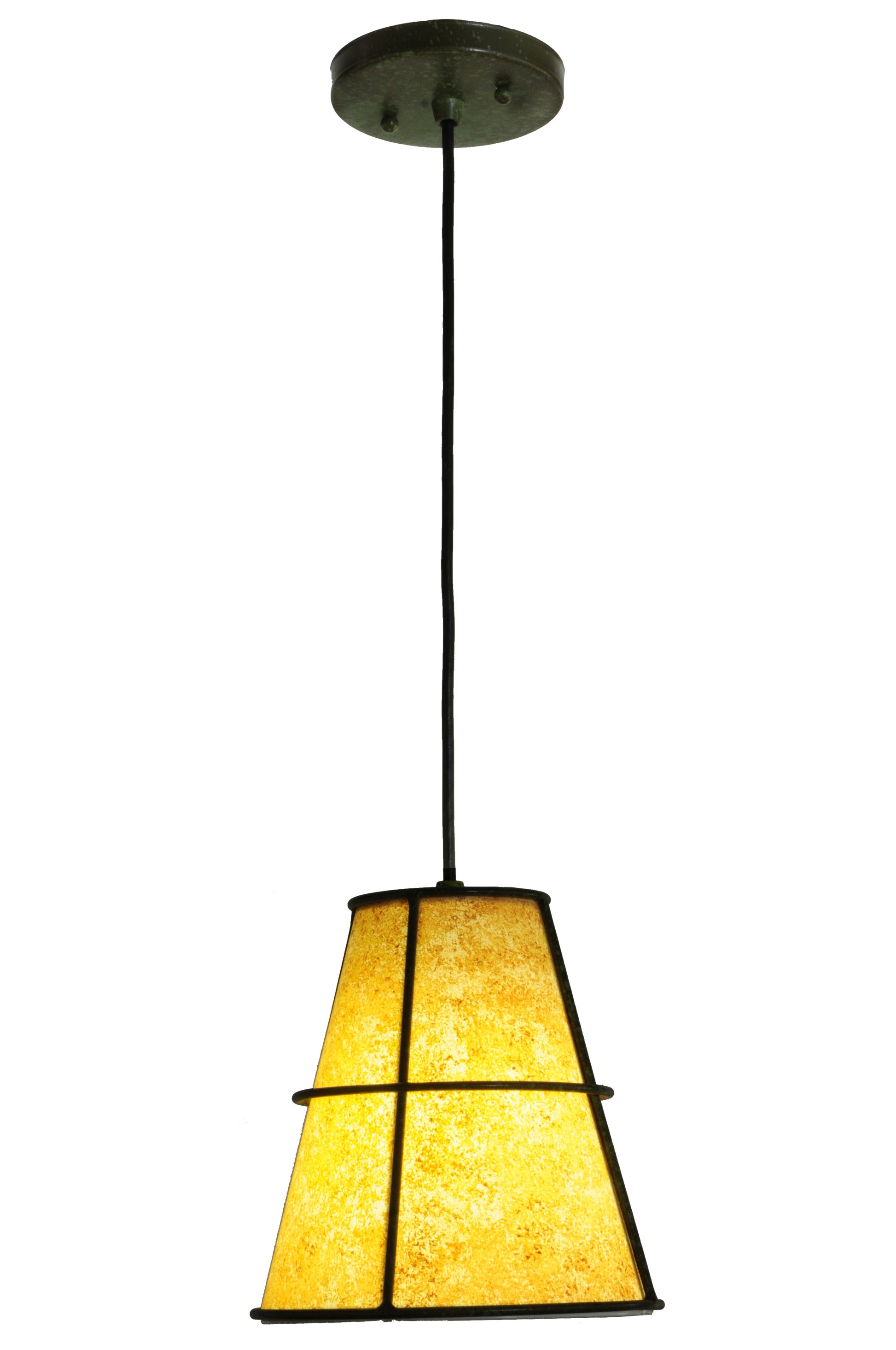 8" Cilindro Palomino Mini Pendant by 2nd Ave Lighting
