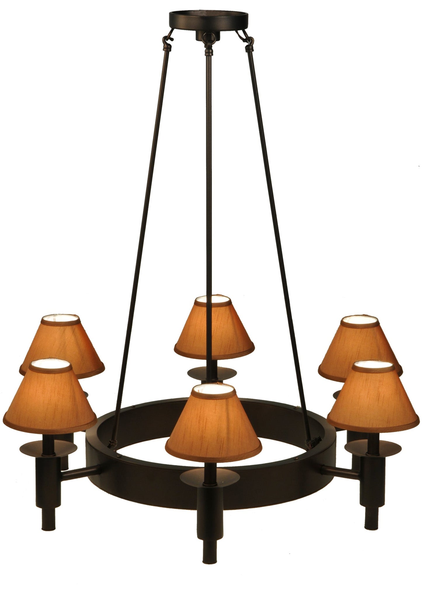 36" Calais 6-Light Chandelier by 2nd Ave Lighting