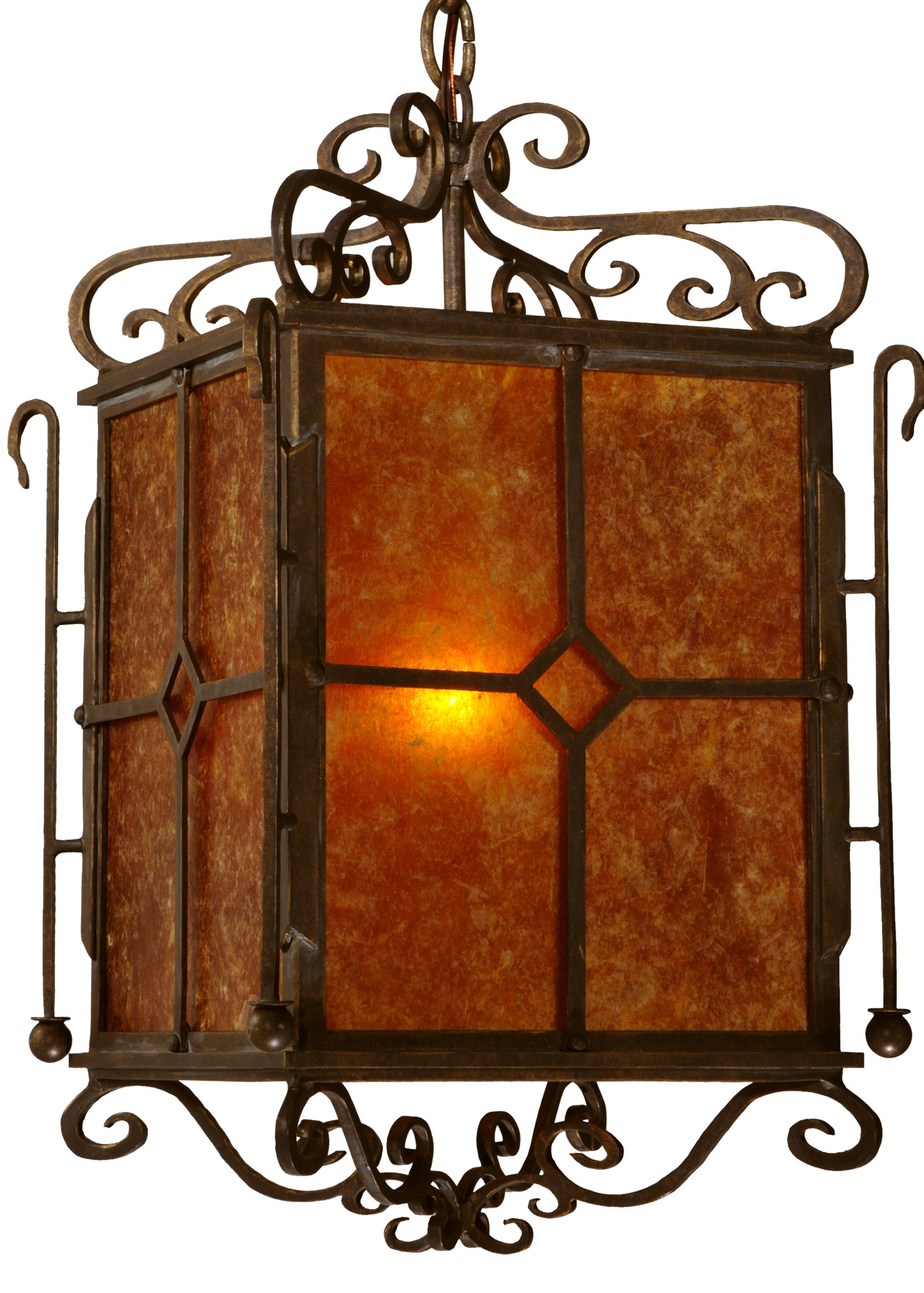 12" Square Standford Pendant by 2nd Ave Lighting