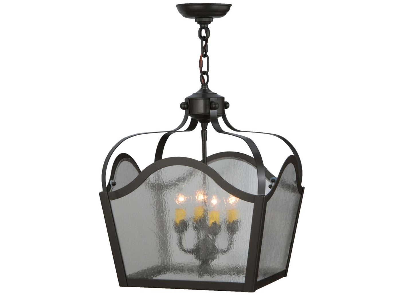 15" Square Terena 4-Light Pendant by 2nd Ave Lighting