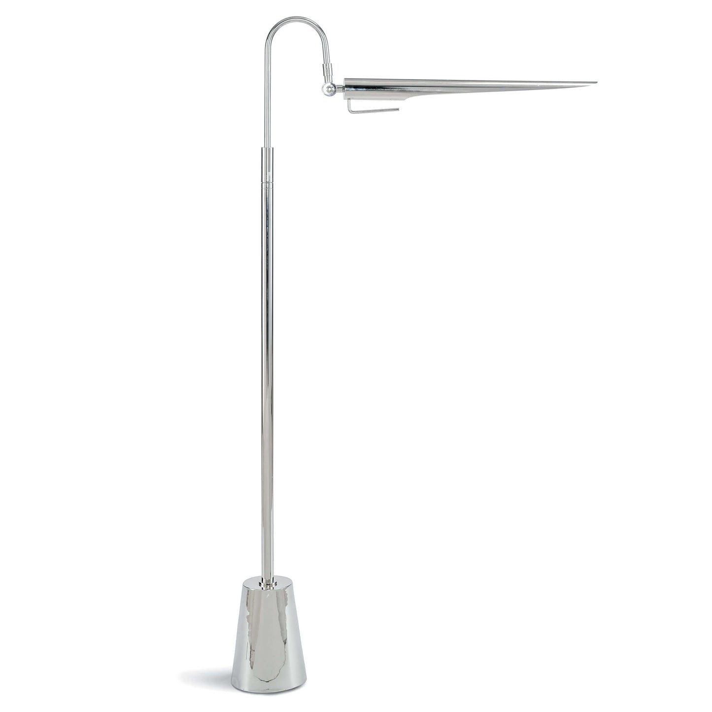 Regina Andrew Raven Floor Lamp in Polished Nickel